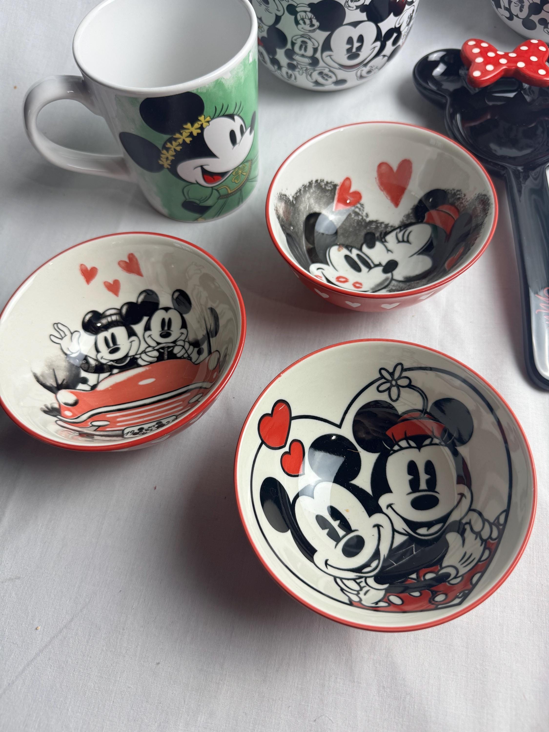 希少　ミニー食器 ディズニー ミッキー＆ミニー 食器コレクション - 14ピース ミックス