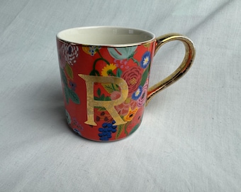 Anthropologie Rifle Paper Co. Garden Party-monogrammok/Letter R