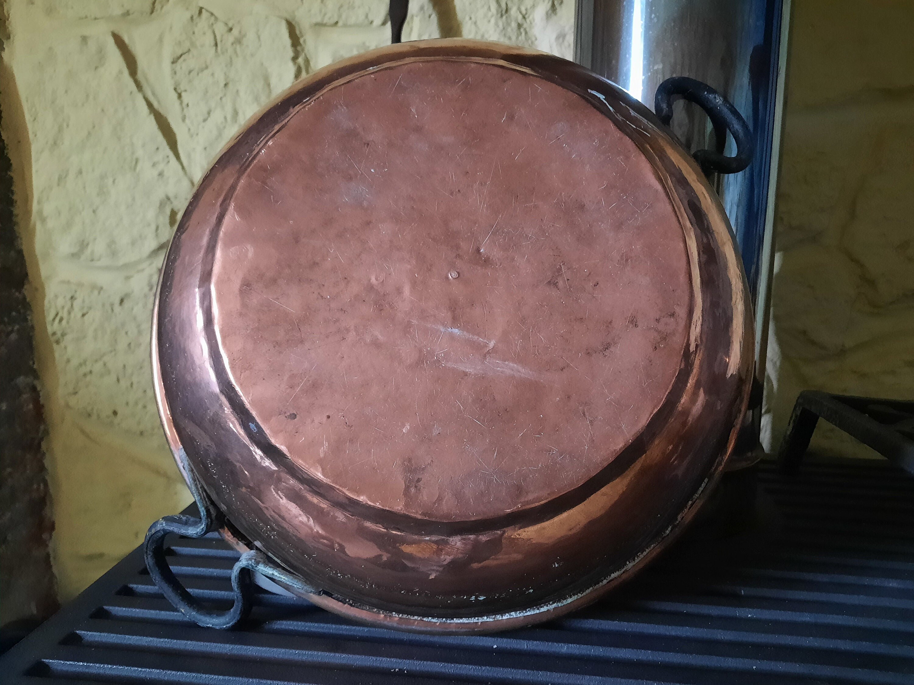 Antique Copper Jam Pan Fruit Bowl Preserve Praline Pot Etsy