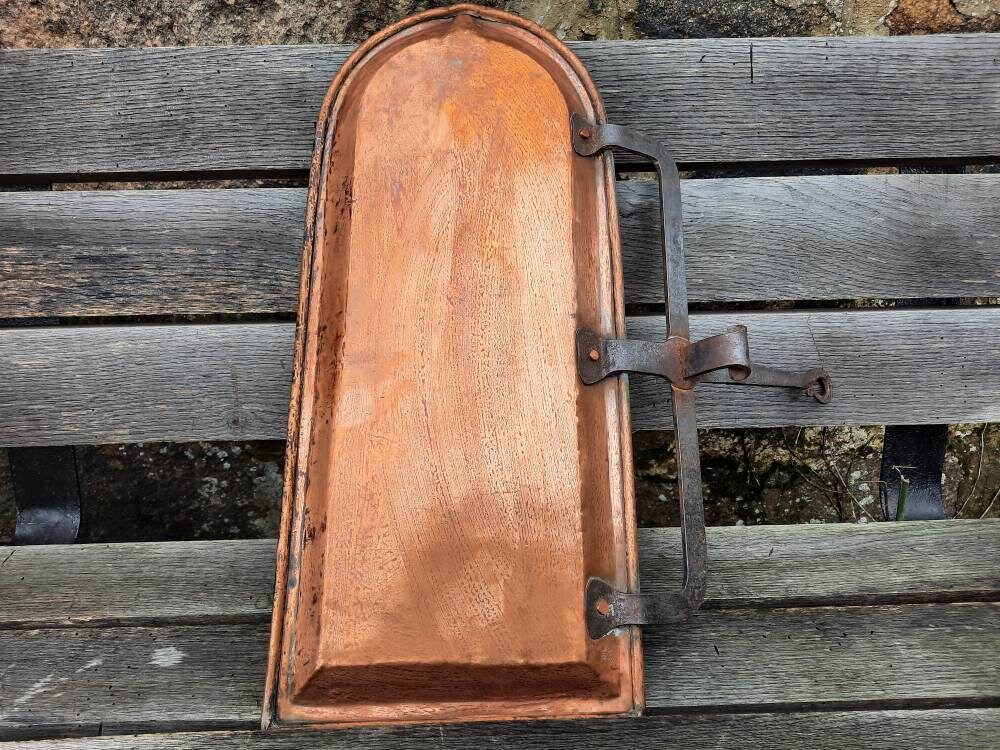 Rare Plateau d'égouttement en Cuivre Antique #shorts Trépied d'ustensiles de Cuisine Français Torréf