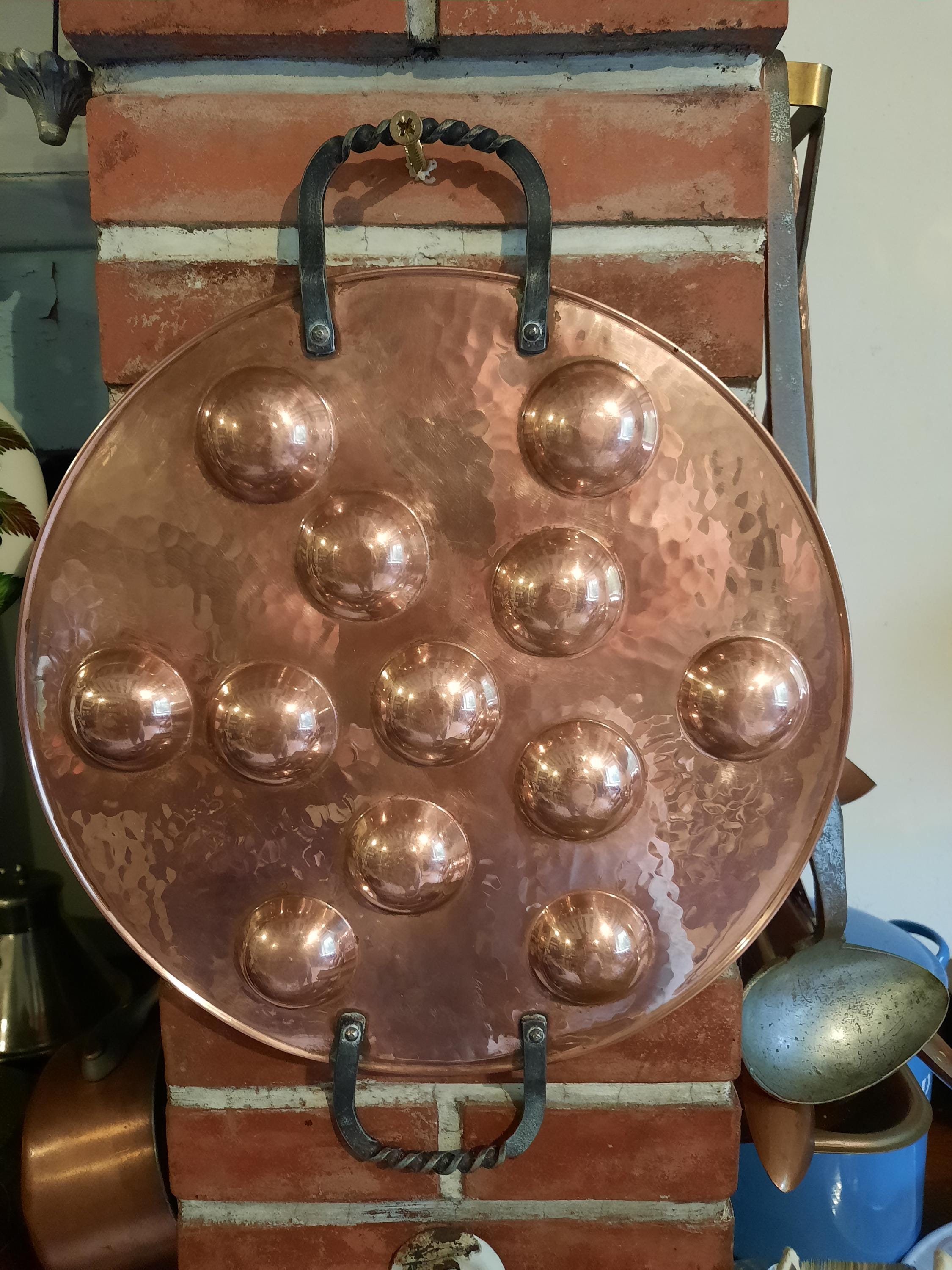 美術品・アンティーク・コレクション フランス アンティーク 銅製 片手 