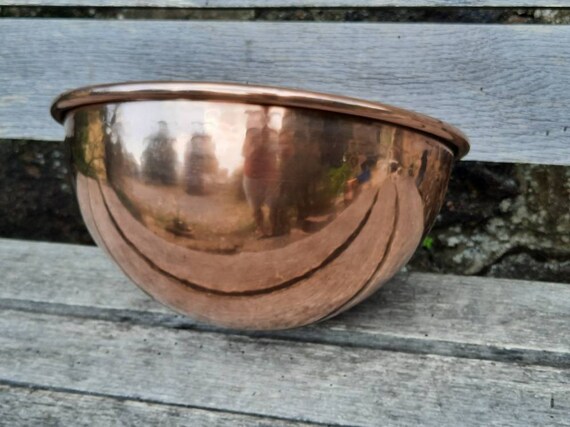 Mauviel Copper Beating Bowl with Loop Handle