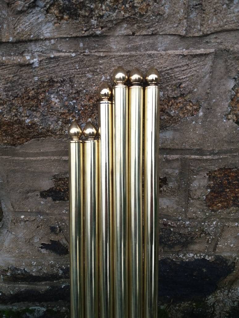 Vintage Assorti Ensemble Six Lourds Français Cafe Tiges Nettes Poteaux Rideau Fenêtre de Traitement 