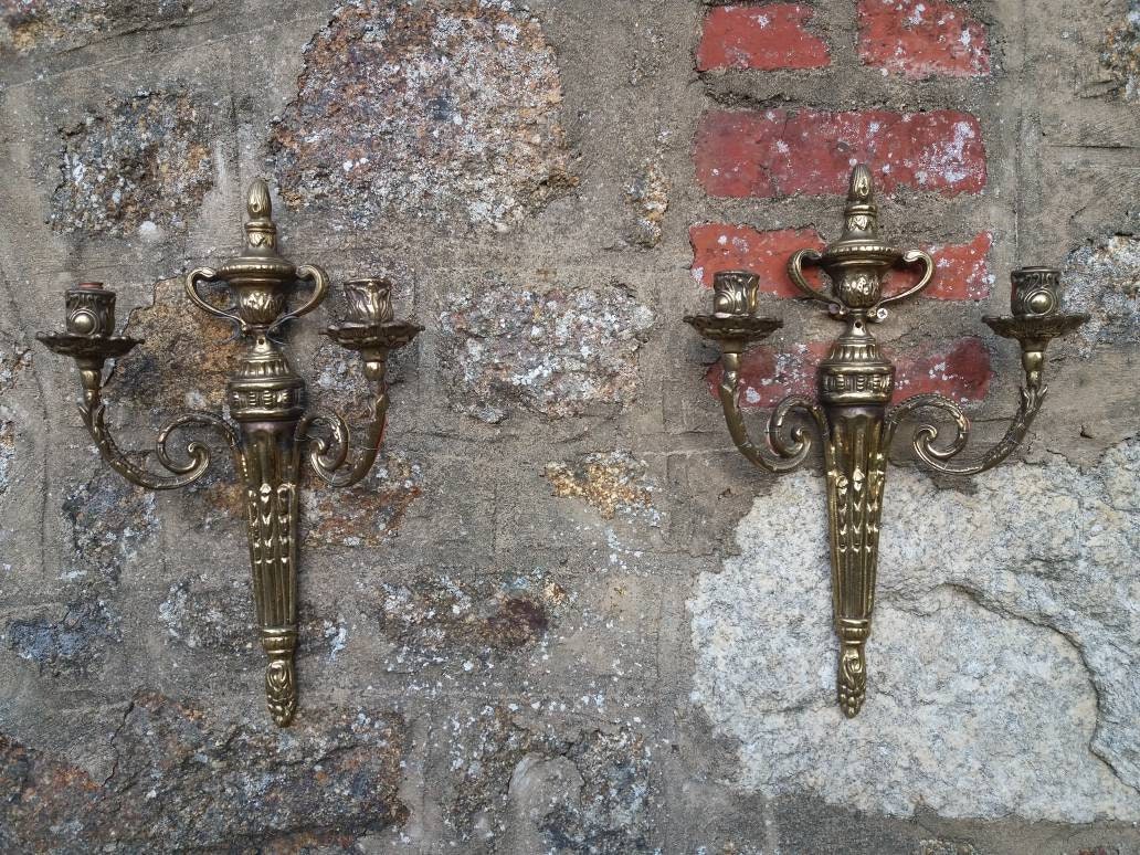 Les Lumières Électriques en Bronze de Mur Accordent La Qualité Français Les Sconces Bougie d'ormolu 