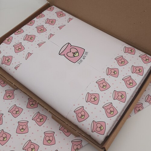 Wax Melt Parcel Paper Gift Wrap Packaging Box Lining Paper Etsy