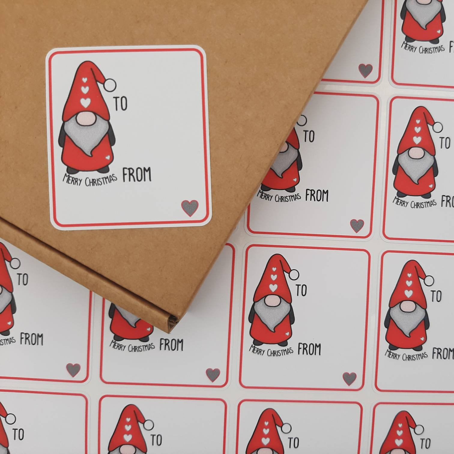 Christmas Gift Stickers Gift Tags Christmas Labels ...