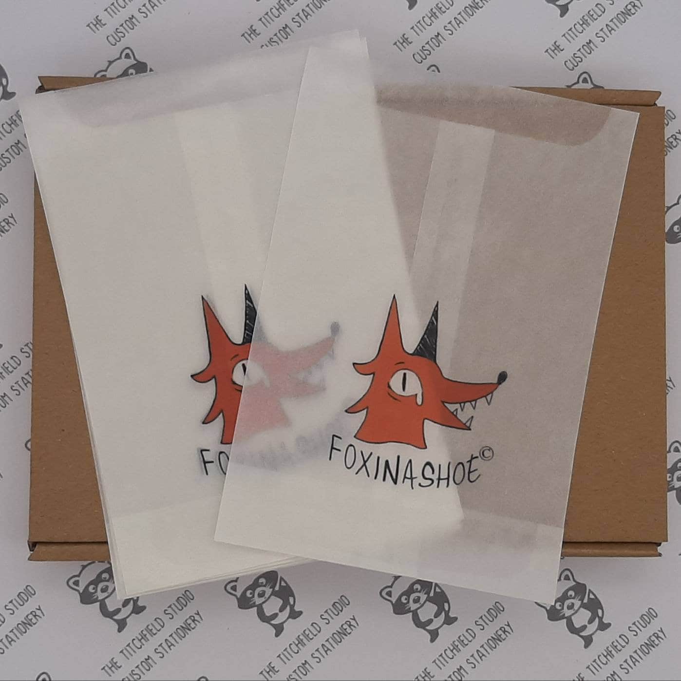 Custom Logo Glassine Bags Wax Melt Bags Gift Bags Etsy
