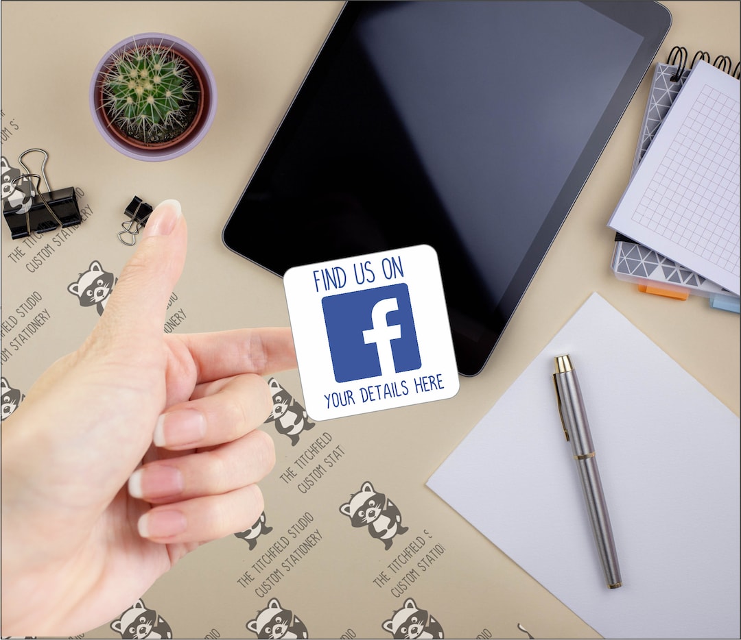 Facebook Post Stickers Custom Facebook, Social Media Postage Stickers. Custom Business ...