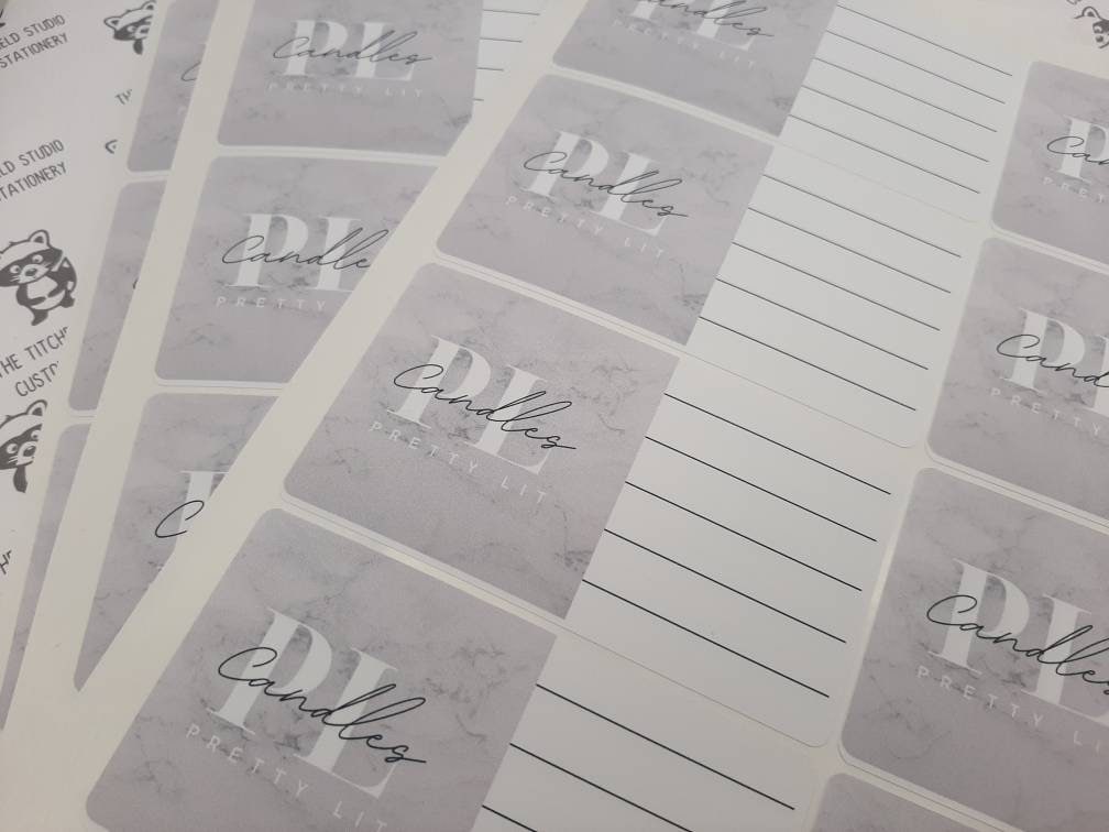 Custom Logo Address Label Envelope Stickers. Cute Happy Post, Happy ...