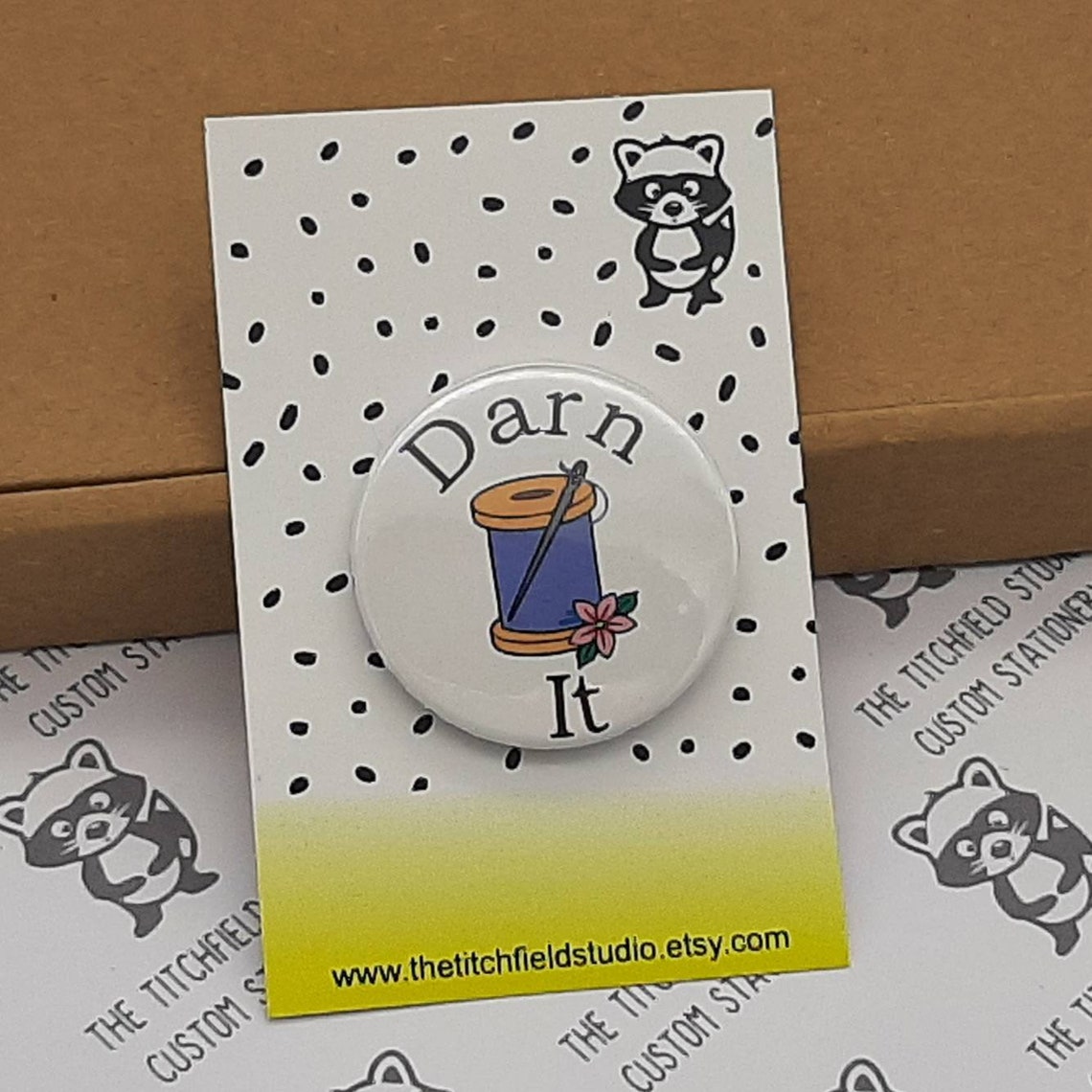 Funny pin Darn it .Badge Cute badge funny Etsy
