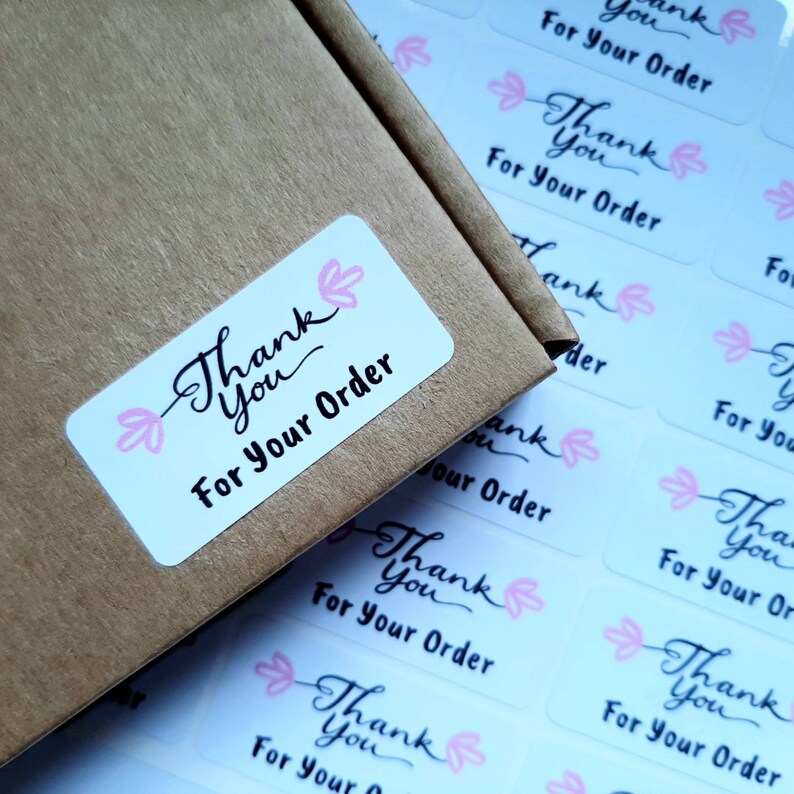 Postage Stickers for Handmade Goodssupporting Handmade Thank Etsy UK