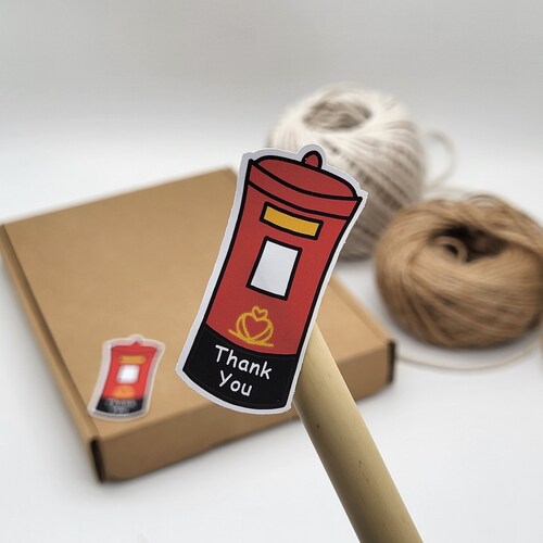 Die Cut Red Post Box Stickers. Cute Happy Post Happy Mail Etsy UK