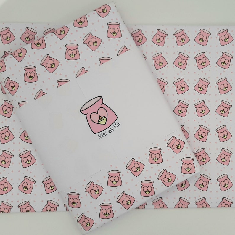 Wax Melt Parcel Paper gift wrap packaging box lining paper Etsy