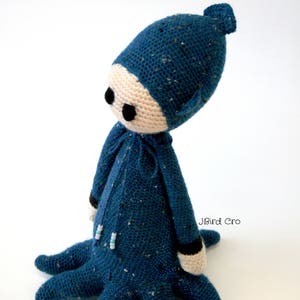 Oleg the Octopus/Crochet doll/ 10"/Merino/Tweed/Amigurumi/Handmade doll/Animal