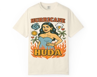 Hurricane Huda T-Shirt | Love Island Season 7  | Streetwear Tee | Y2K Aesthetic | Comfort Colors Unisex Tee