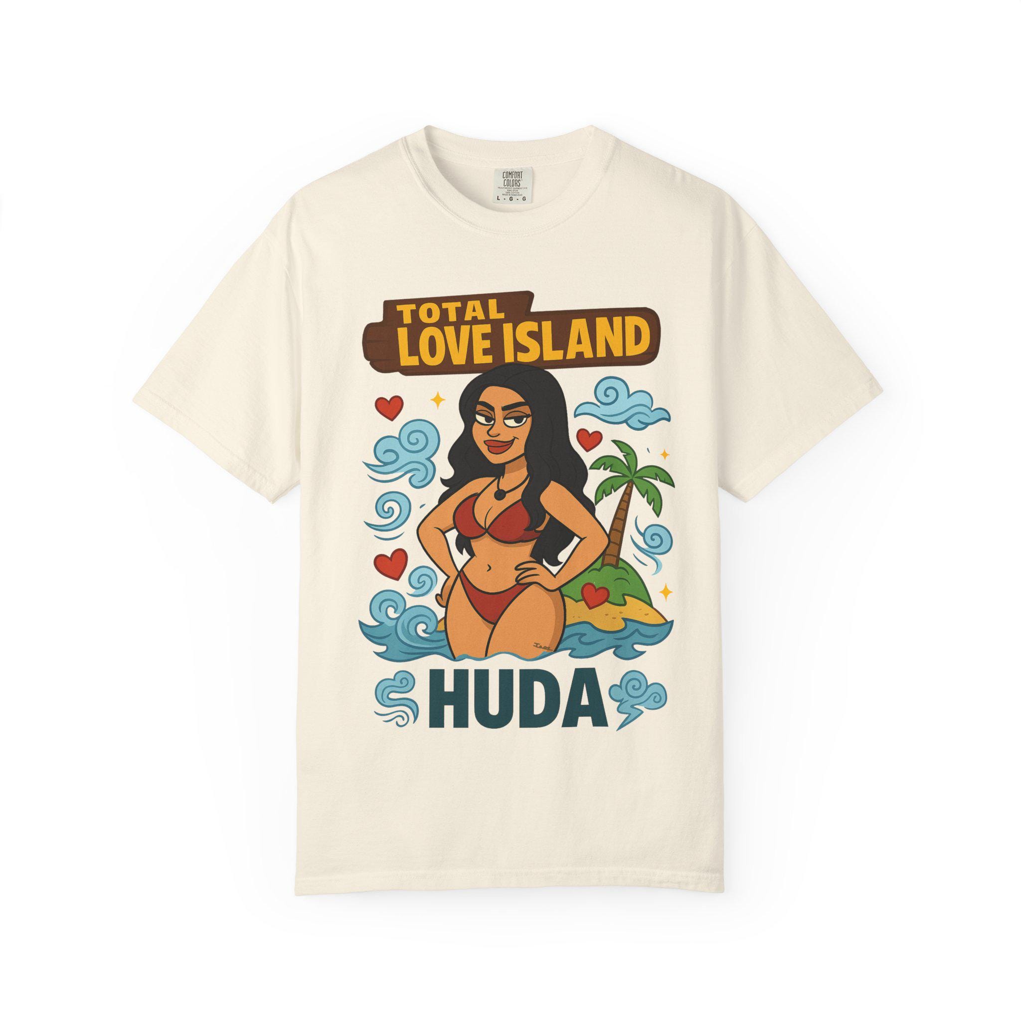 Total Love Island Huda Comfort Colors Shirt |  Reality TV Cartoon | Total Drama Island Love Island Season 7