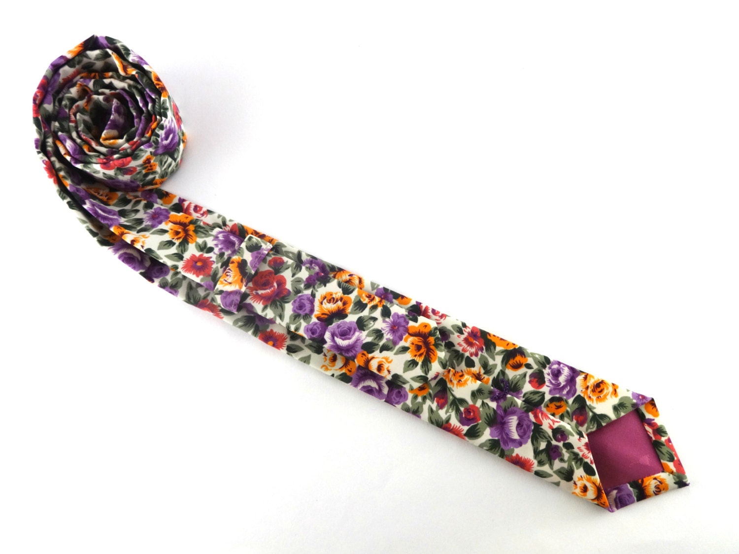 mens floral necktie