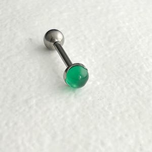 14g ‣ ASTM  F136 Implant Titanium  ‣  Verified Titanium Internally Threaded Barbell ‣ Tongue Jewelry