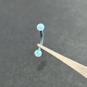 1 PC ‣ 16g Implant Grade Titanium Simple Rook Ring - Anodized Titanium 4