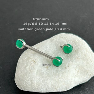 16g 14g   ‣  Verified Titanium •  Bridge Piercing • Nipple • Industrial Barbells • Conch • Internally Threaded  • Hypoallergenic Piercing