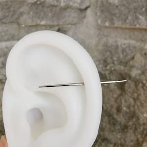 1 pièce ‣ 20 g 18 g 16 g 14 g - Goupille d'insertion sans filetage conique en acier inoxydable titane 316L