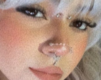 Chain Nose Ring – Sterling Silver, Gold, Rose Gold