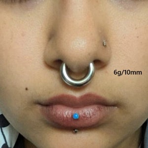 Gauged septum sales