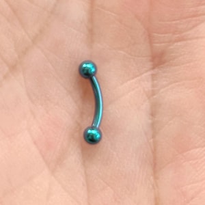 1 PC - Bola de 18g 2,5 Titânio Grau de Implante - Rosca Interna