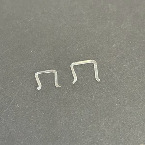 20g 16g 14g ‣ Clear Glass Nose Retainer