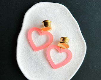 Flame Painted Copper Earrings, Copper Earrings, Southwest Earrings...