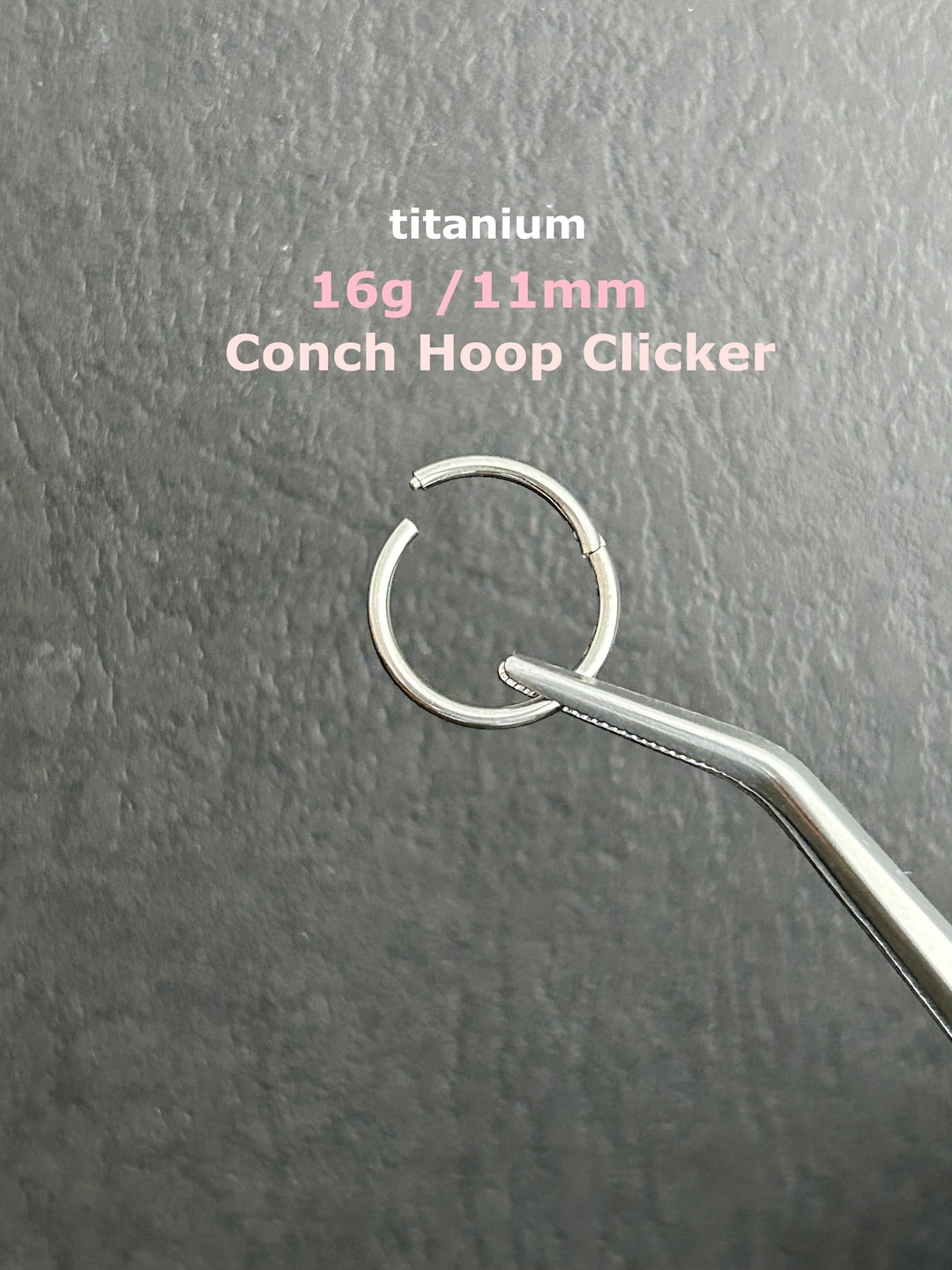 16g 11mm-titanium Clicker-conch Clicker - Etsy