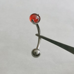 1 PC-14g Implant Grade Titanium Belly Ring