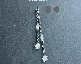 Add On CZ Chain -Titanium Silver- Wp3-qd0014