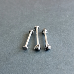 14g - Bar 12 to 20 - Implant Grade Titanium - Sold As One Pierce