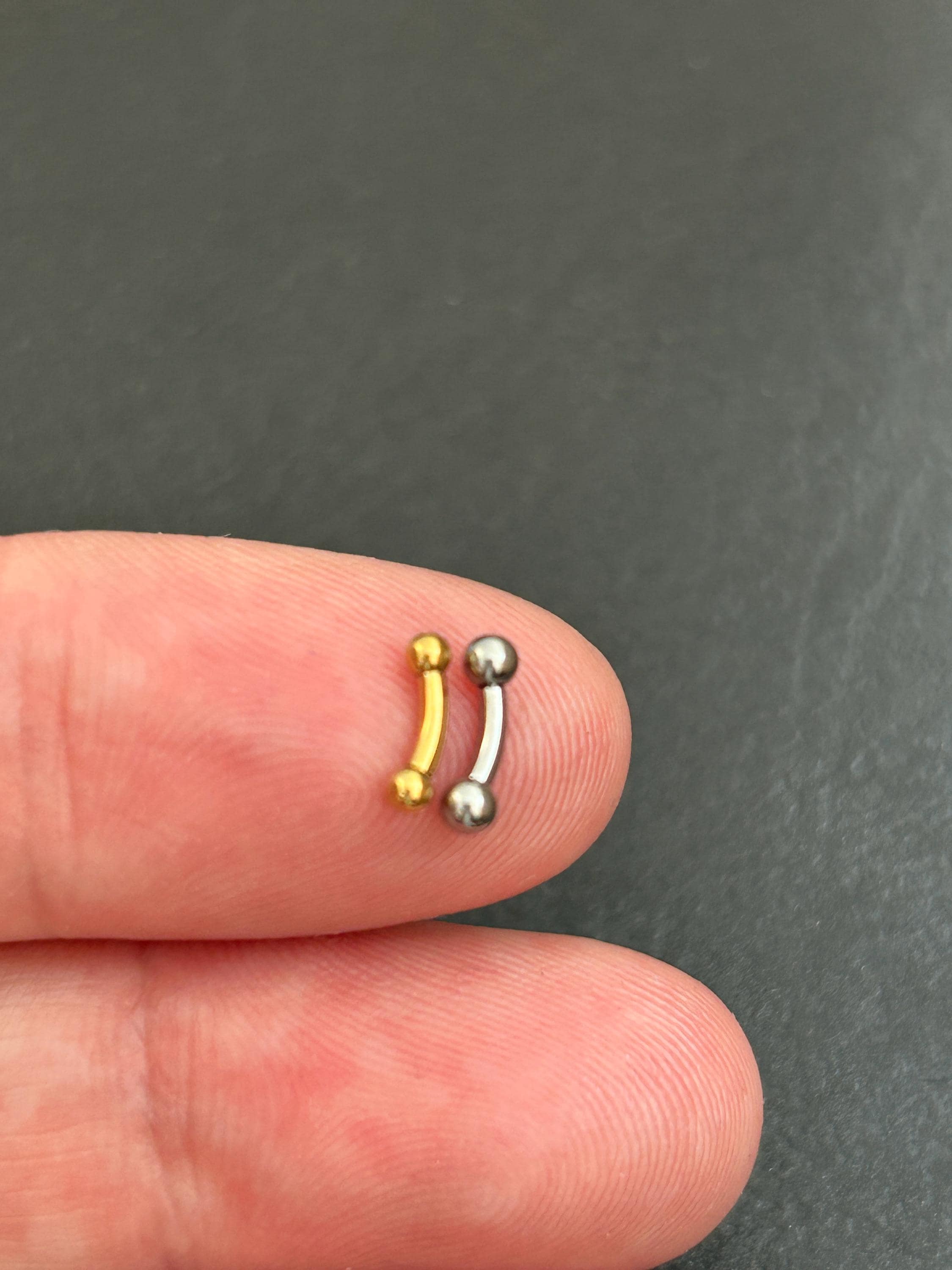 Curved Barbell Jewelry - Etsy