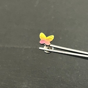 1 pc- 18g 16g - Implant Grade Titanium - Conch Cartilage Stud Earring - Internally Threaded