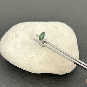 1 pc ‣18g  16g  6 8 10 mm ASTM F-136 Titanium Moss Agate Labret - Internally Threaded