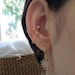 16 Gauge  Gold  Rose Gold Silver Tragus  Barbell with Chain 