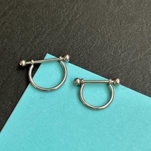 1 PC -16g Titanium - Conch  Barbell  - Externally Threaded Barbell