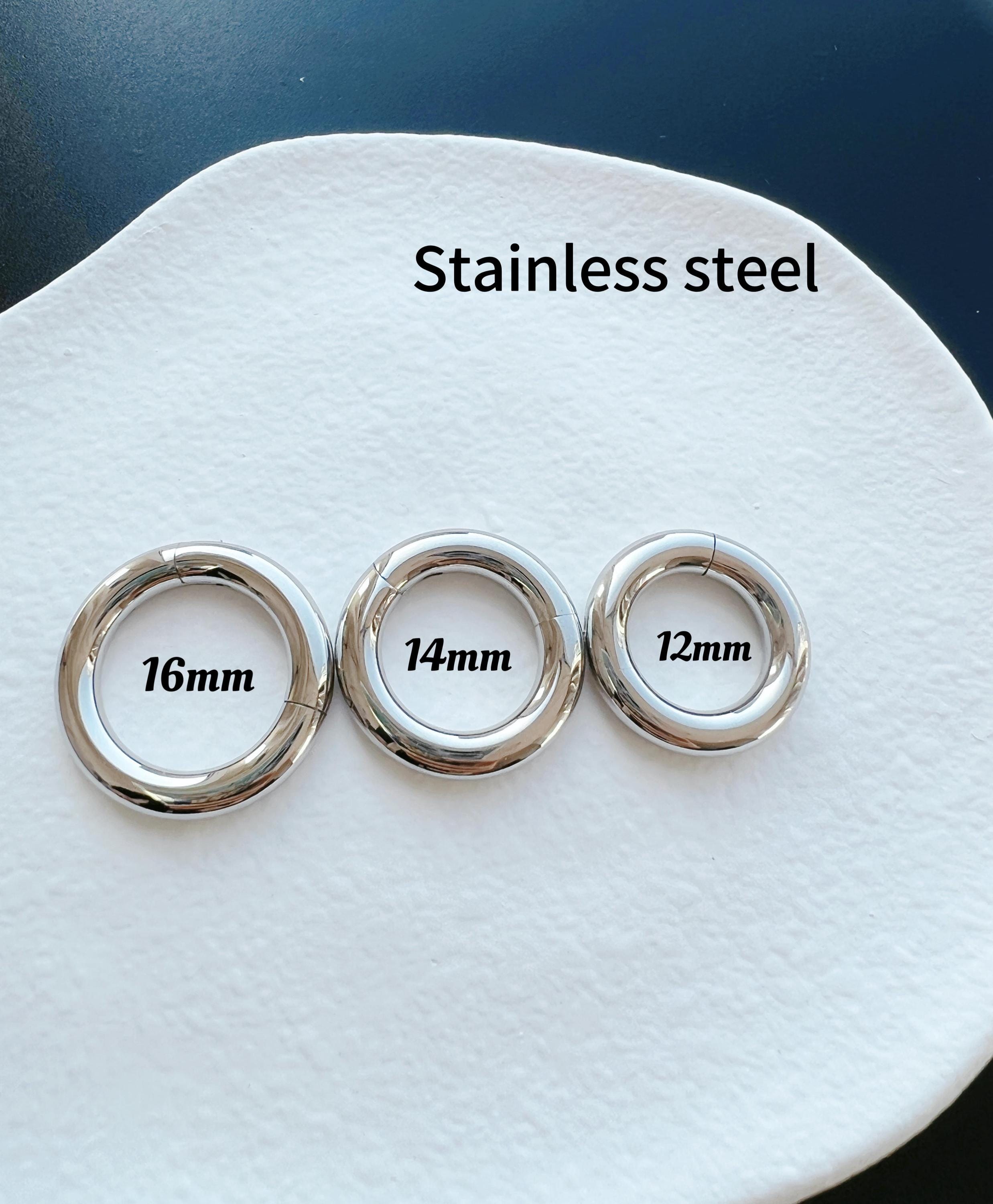 10 Gauge 316L Surgical Steel Segment Ring - For Ear (Lobe) Or Septum Piercing 13 thumbnail image