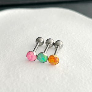 14g ‣ ASTM  F136 Implant Titanium  ‣  Verified Titanium Internally Threaded Barbell ‣ Tongue Jewelry