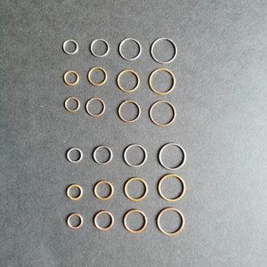 2 pcs - 316L Surgical Steel - 20g 18g  Bendable Nose Hoop