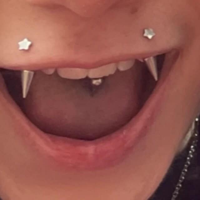 Lip Piercing Fang Smiley Piercing Jewelry Fang Piercing Best