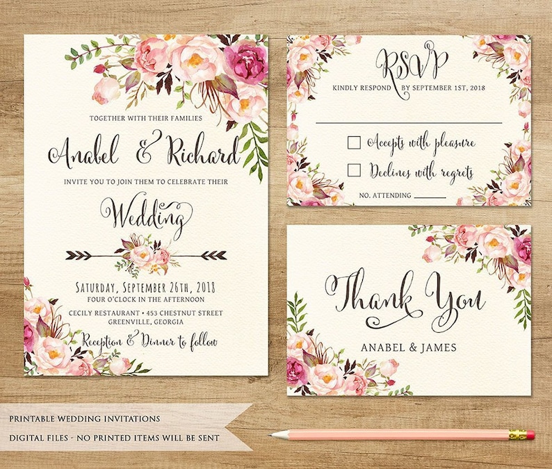 Floral Wedding ceremony Invitation. Printable Wedding day Invitation. Rustic Invitation. Boho Marriage ceremony Invitation. Bohemia Marriage. State Marriage ceremony Invite graphic about Etsy Wedding Invitations Printable named Floral Marriage Invitation. Printable Marriage ceremony Invitation. Rustic Invitation. Boho Marriage Invitation. Bohemia Marriage ceremony. State Marriage Invite
