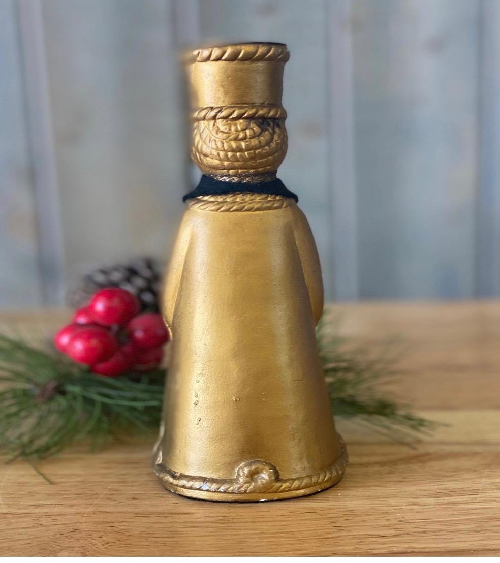 Vintage ARDCO Chalkware Christmas Angels and Wiseman, Mid-century