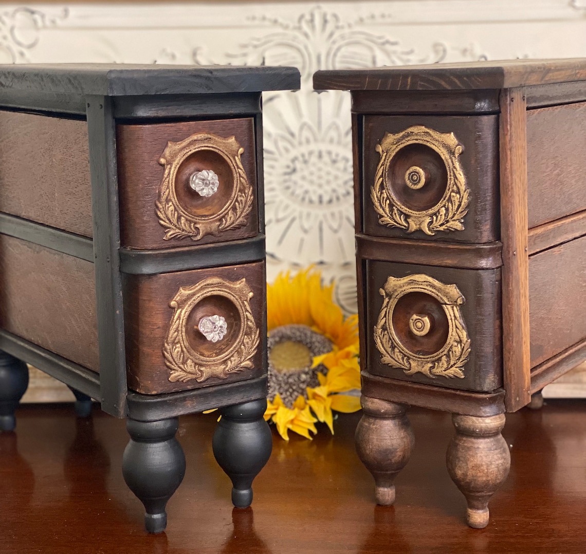 Repurposed Antique Sewing Machine Drawers Etsy