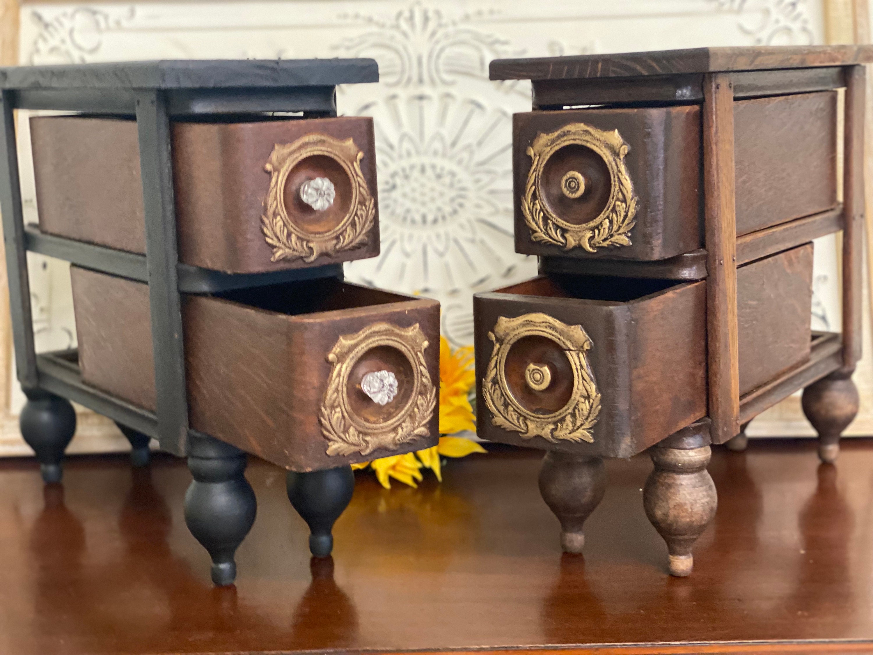 Repurposed Antique Sewing Machine Drawers Etsy