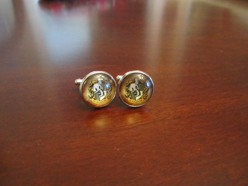 Harry Potter Hufflepuff Novelty Cufflinks
