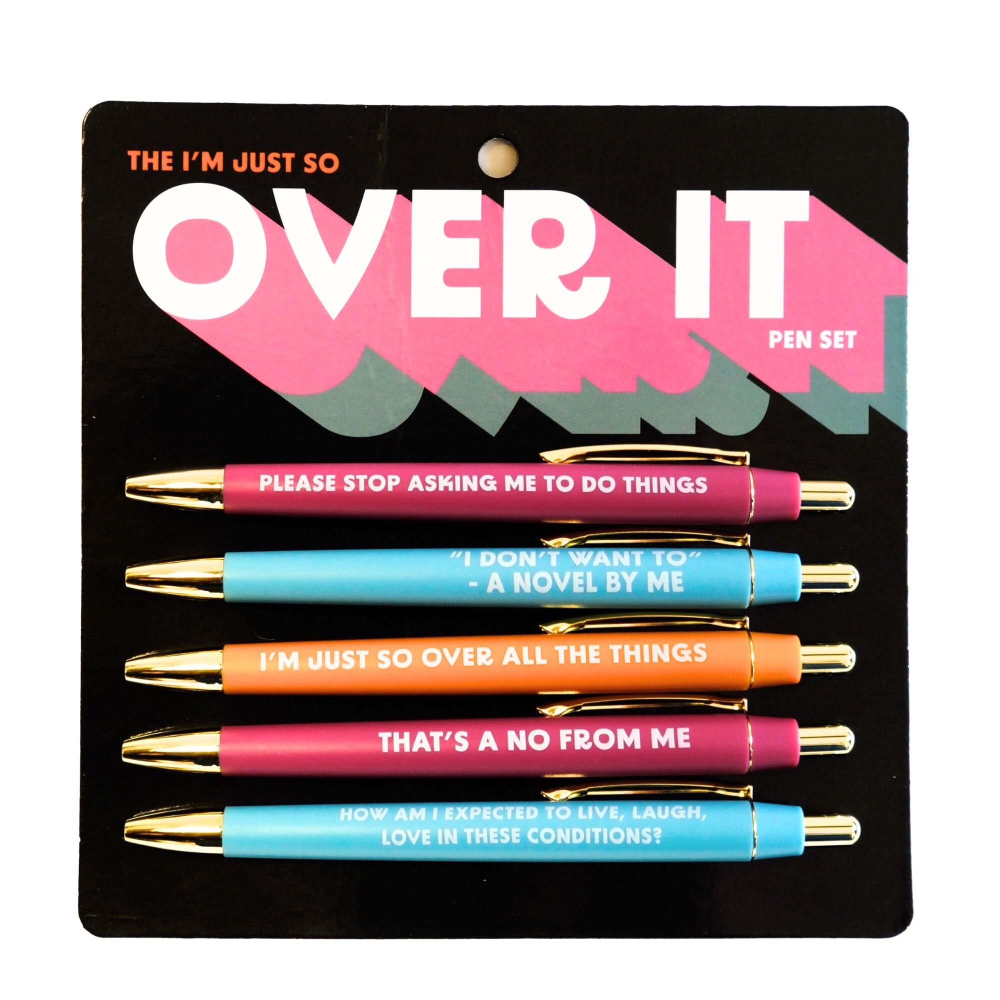 VERENIX 14 Pack Days of the Week Funny Pens for Adults Coworkers - Work  Pens With Funny Sayings for Adults - Swear Word Pens - Inappropriate  Sarcastic