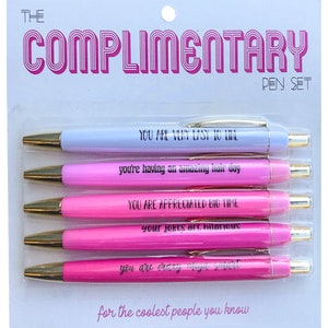 Motivational Badass Babes Pen Set